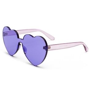 Transparent Heart Sunglasses 💜😎